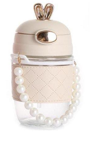 Cute Bunny Glass Sipper – 400ml