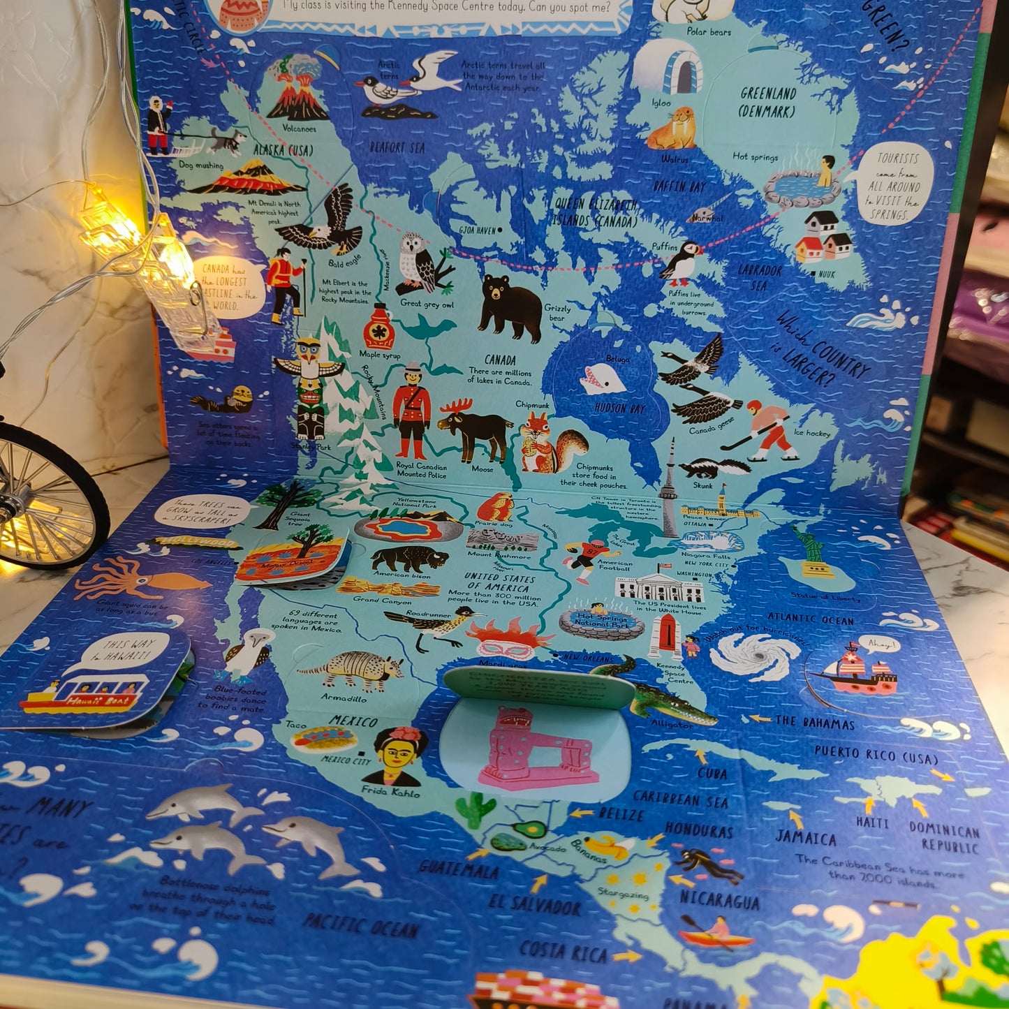 Lift-the-Flap World Atlas Book