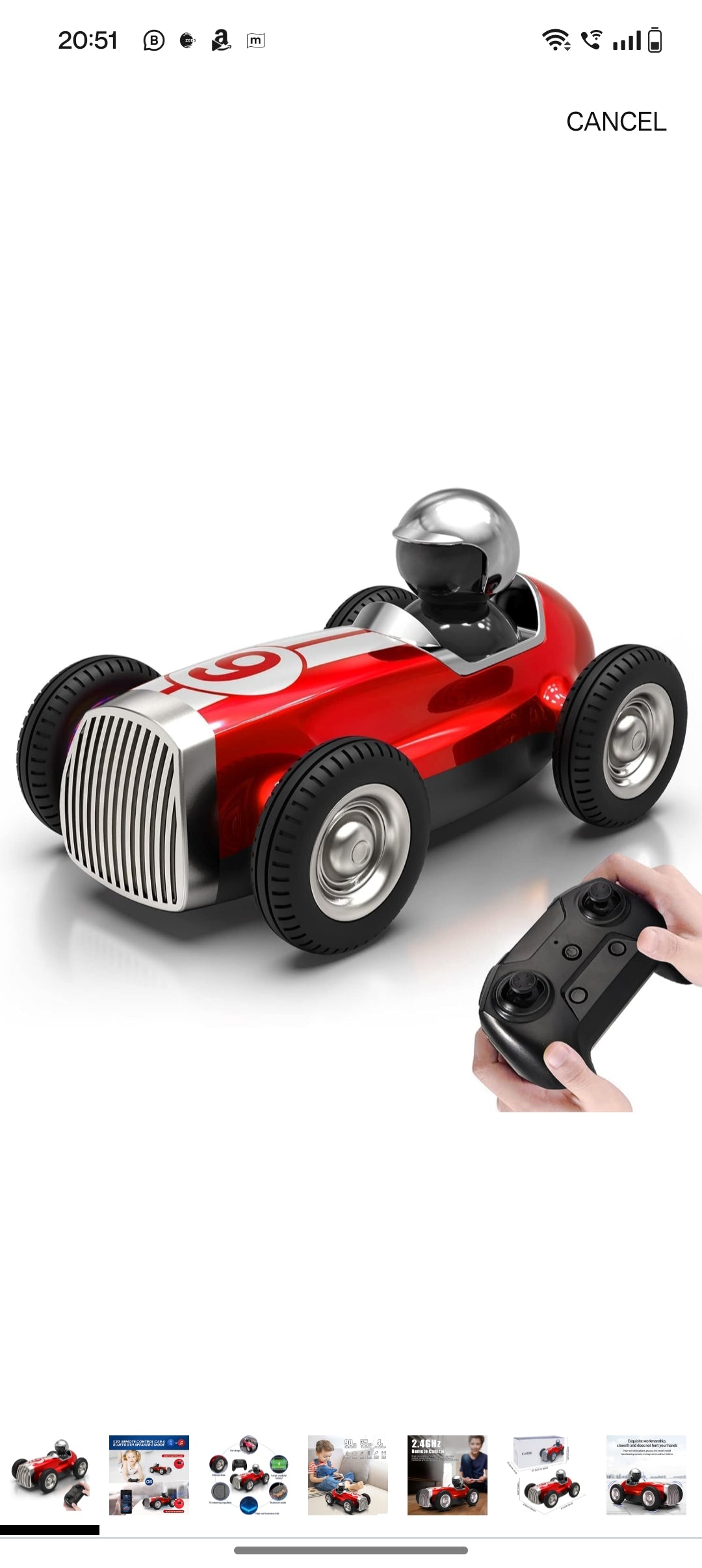 R/C Race car with Bluetooth speaker