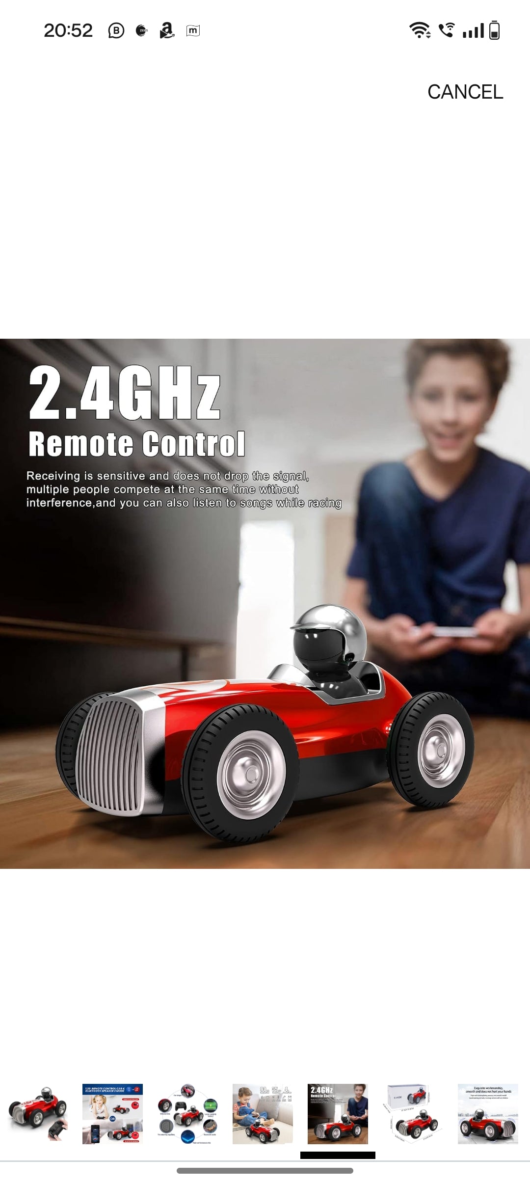 R/C Race car with Bluetooth speaker