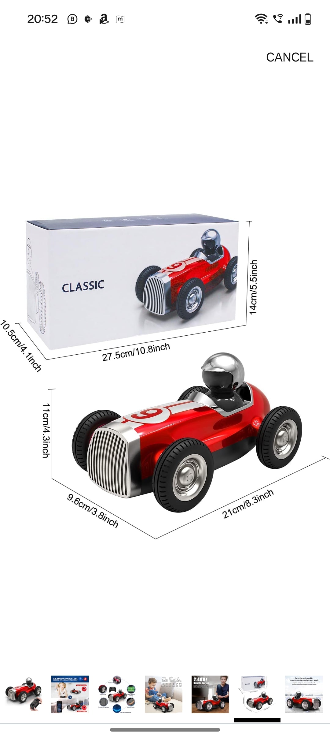 R/C Race car with Bluetooth speaker