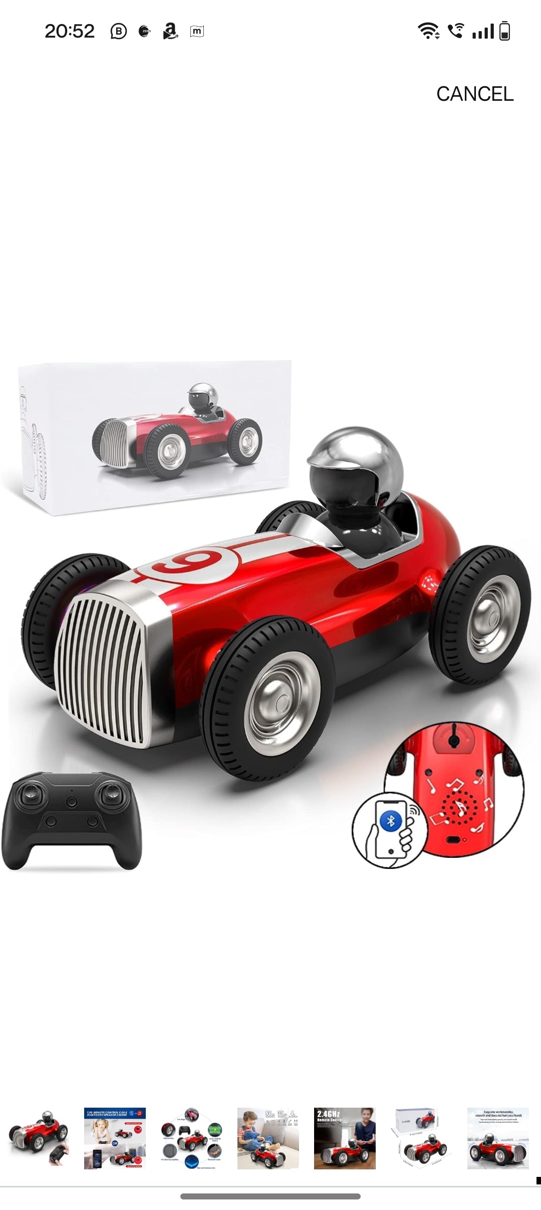 R/C Race car with Bluetooth speaker