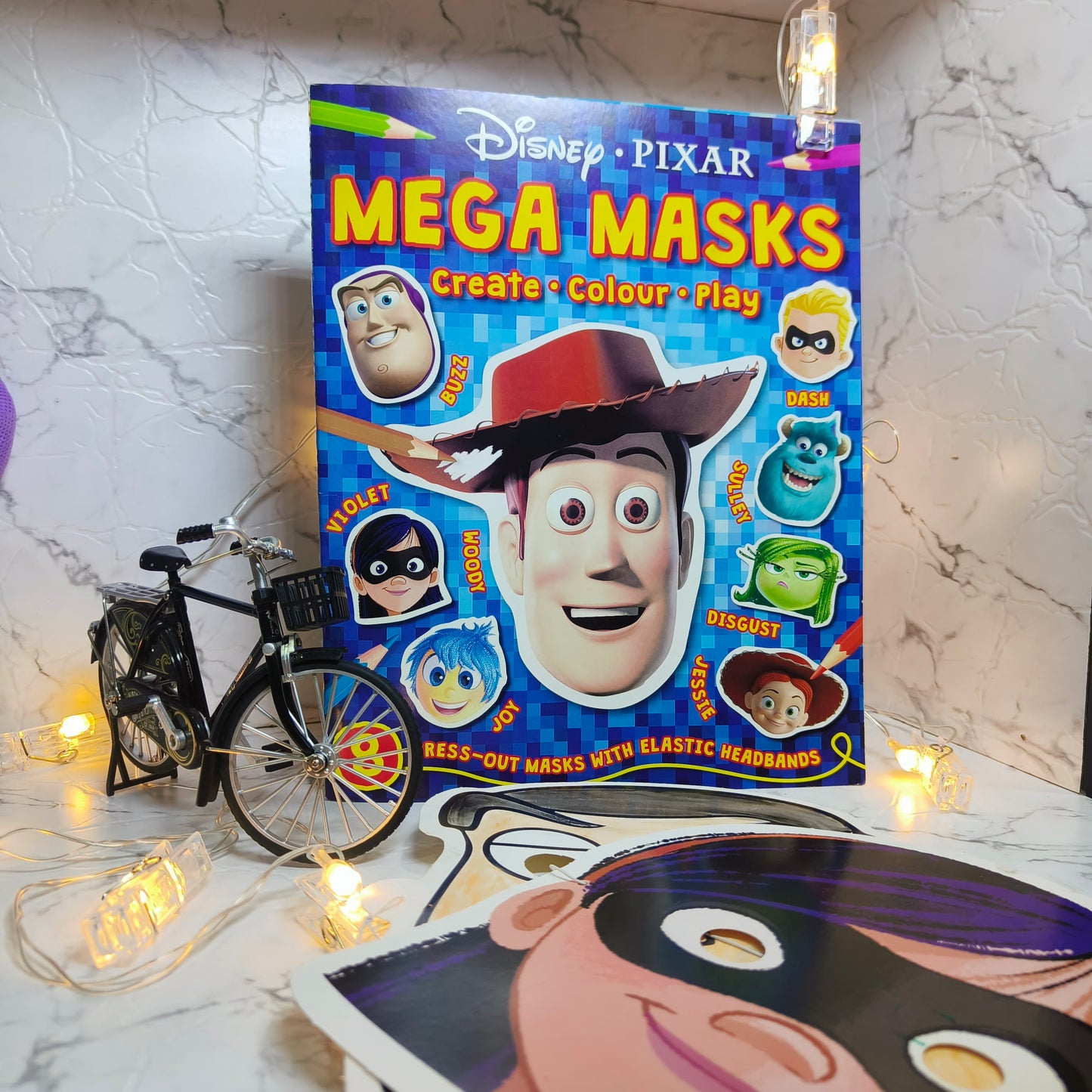 Mega Masks Colouring Books