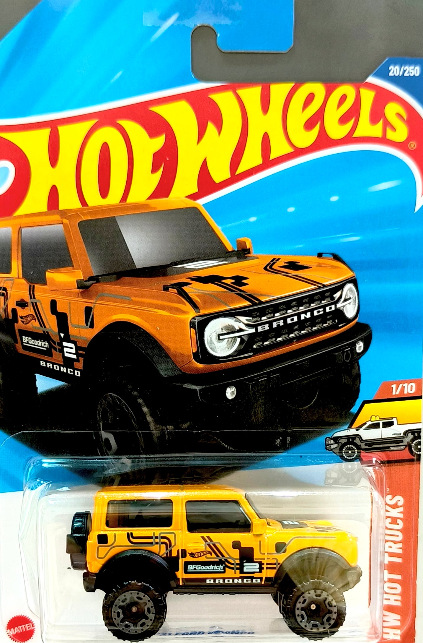 Hot Wheels 2023 Ford Bronco – HW Hot Trucks Series (1/10) | 1:64 Die-Cast Off-Road SUV