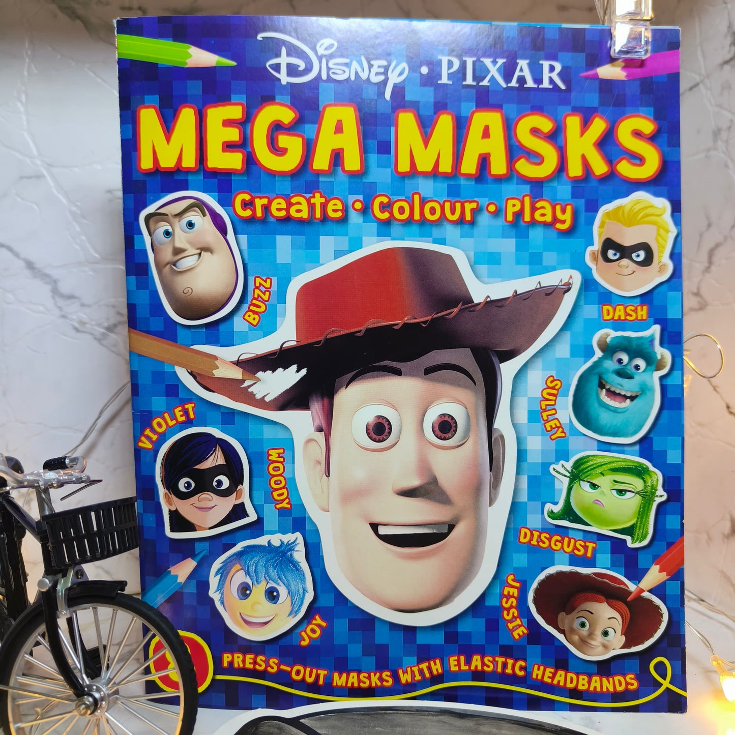 Mega Masks Colouring Books