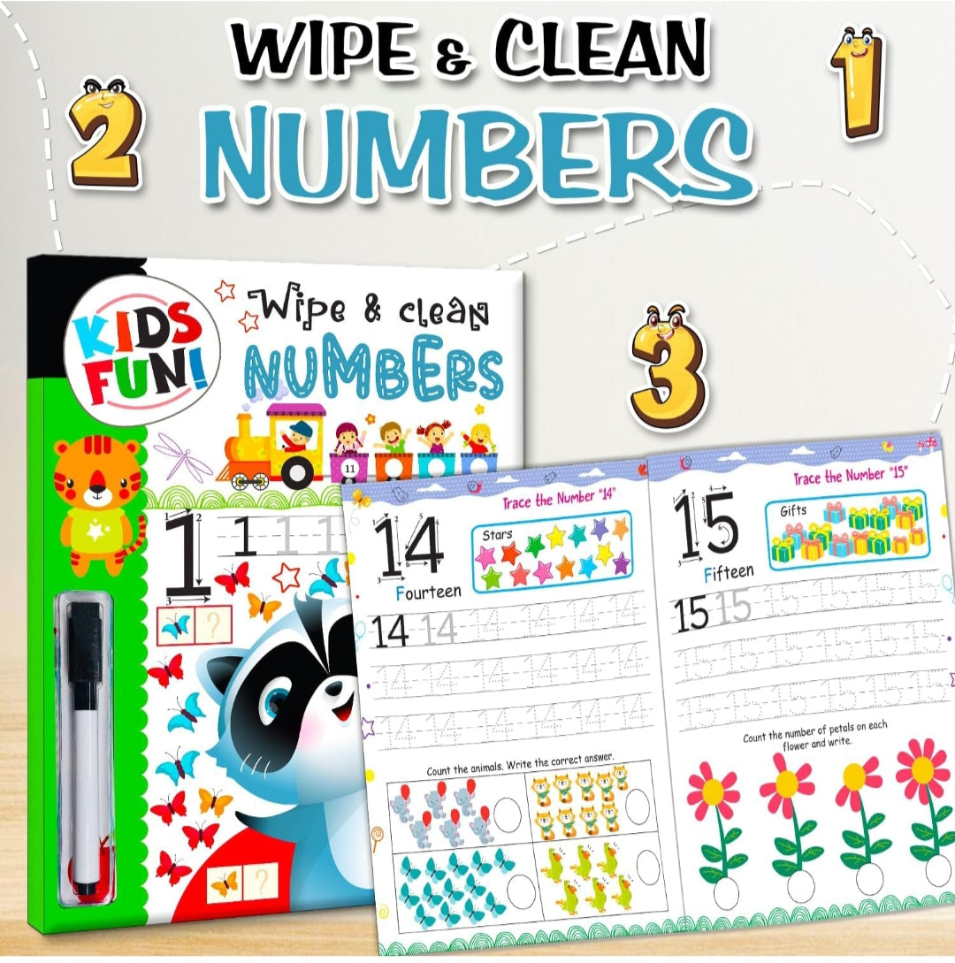 Wipe and clean Numbers