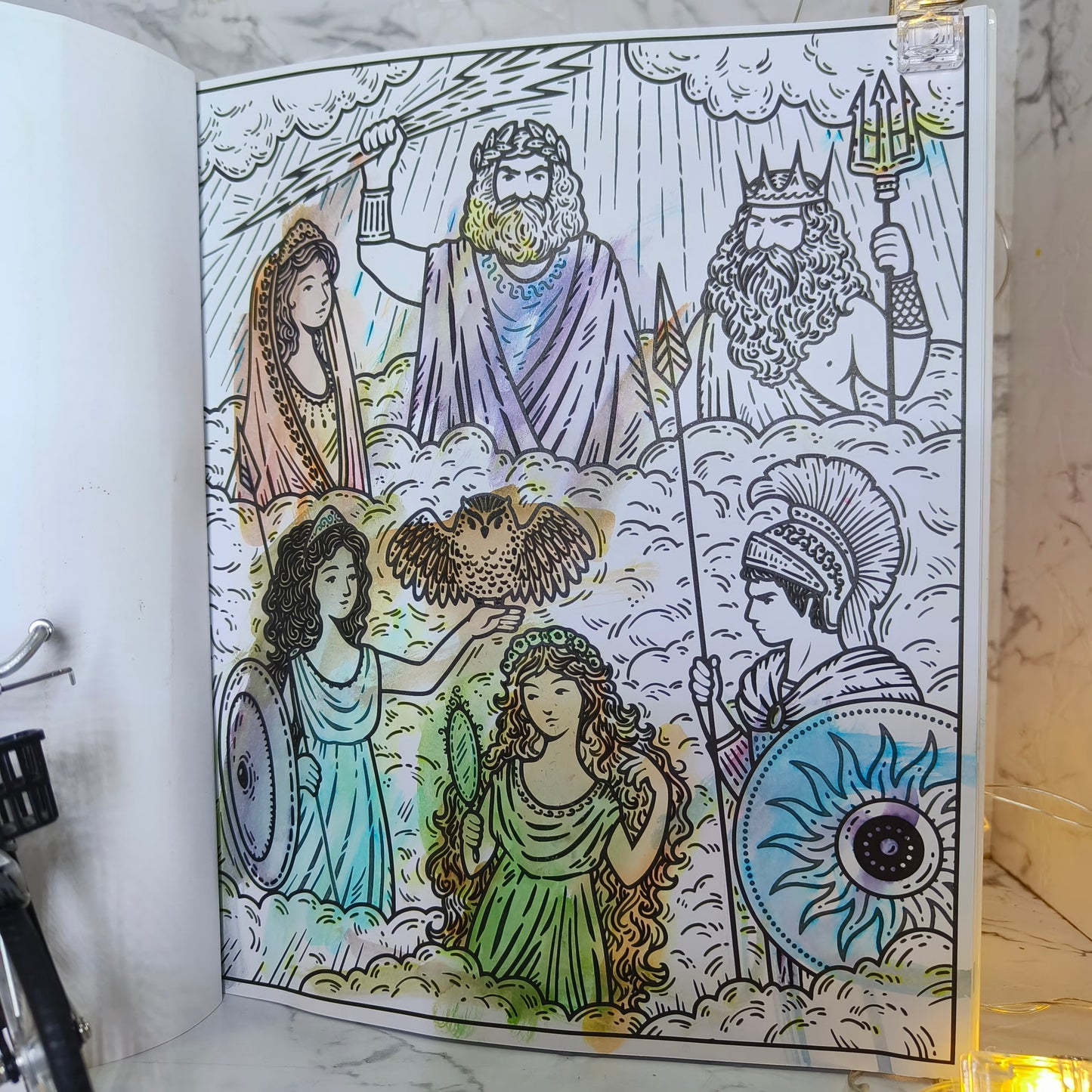 Greek Myths Magic painting Book