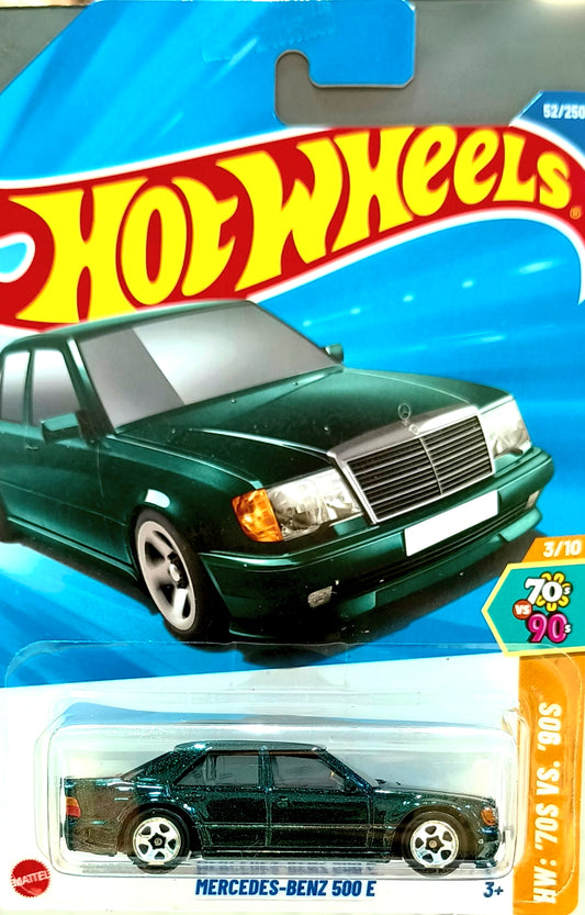 Hot Wheels Mercedes-Benz 500 E – HW 70s vs. 90s Series | Die-Cast Car (3/10) – 2023 Release
